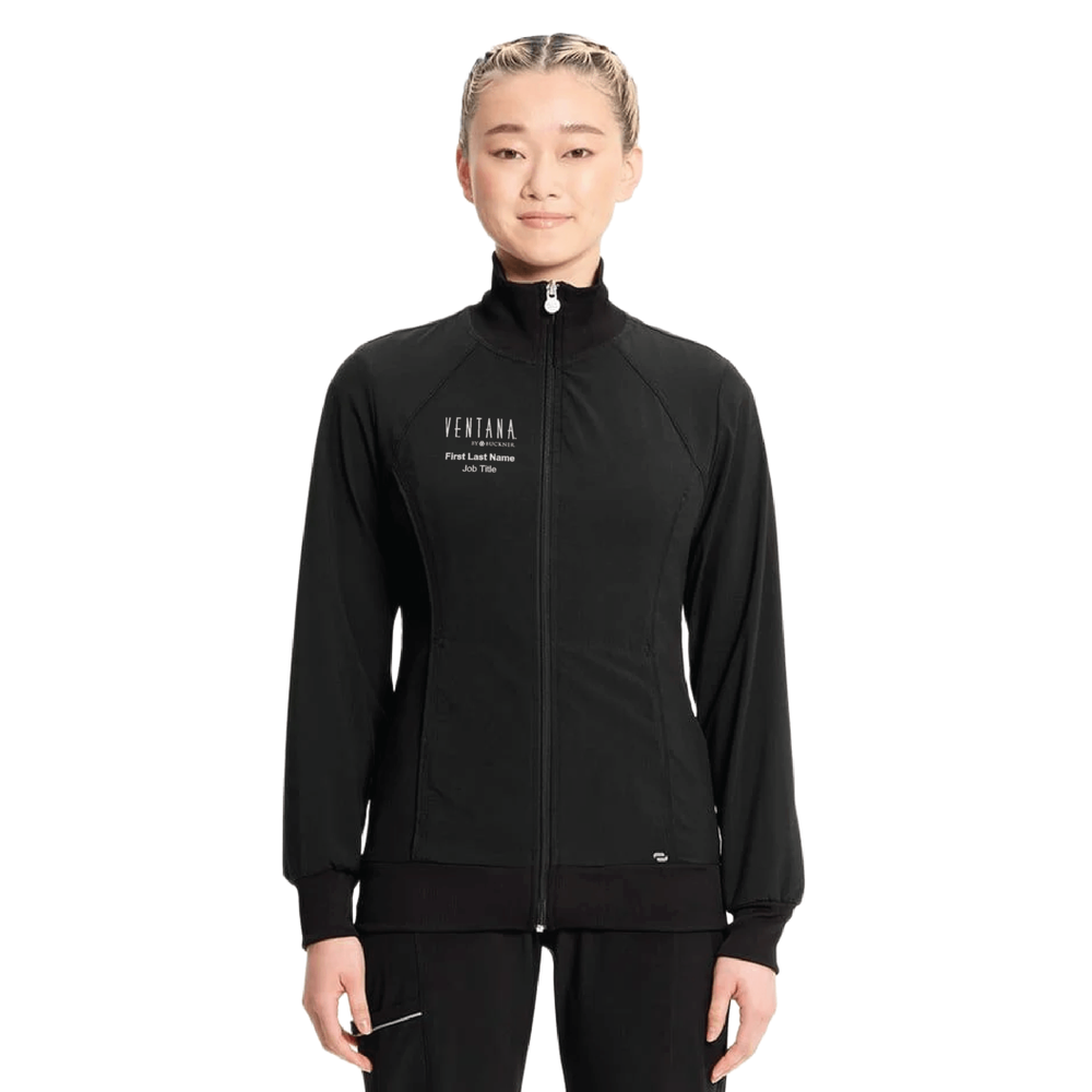 Ventana Women's Infinity Zip Front Jacket - BLACK primary image