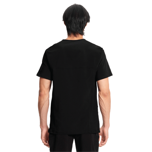 Ventana Men's Infinity Mock Wrap Top - BLACK image thumbnail