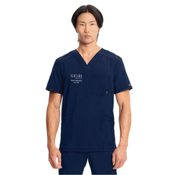 Image of Ventana Men's Infinity Mock Wrap Top - NAVY