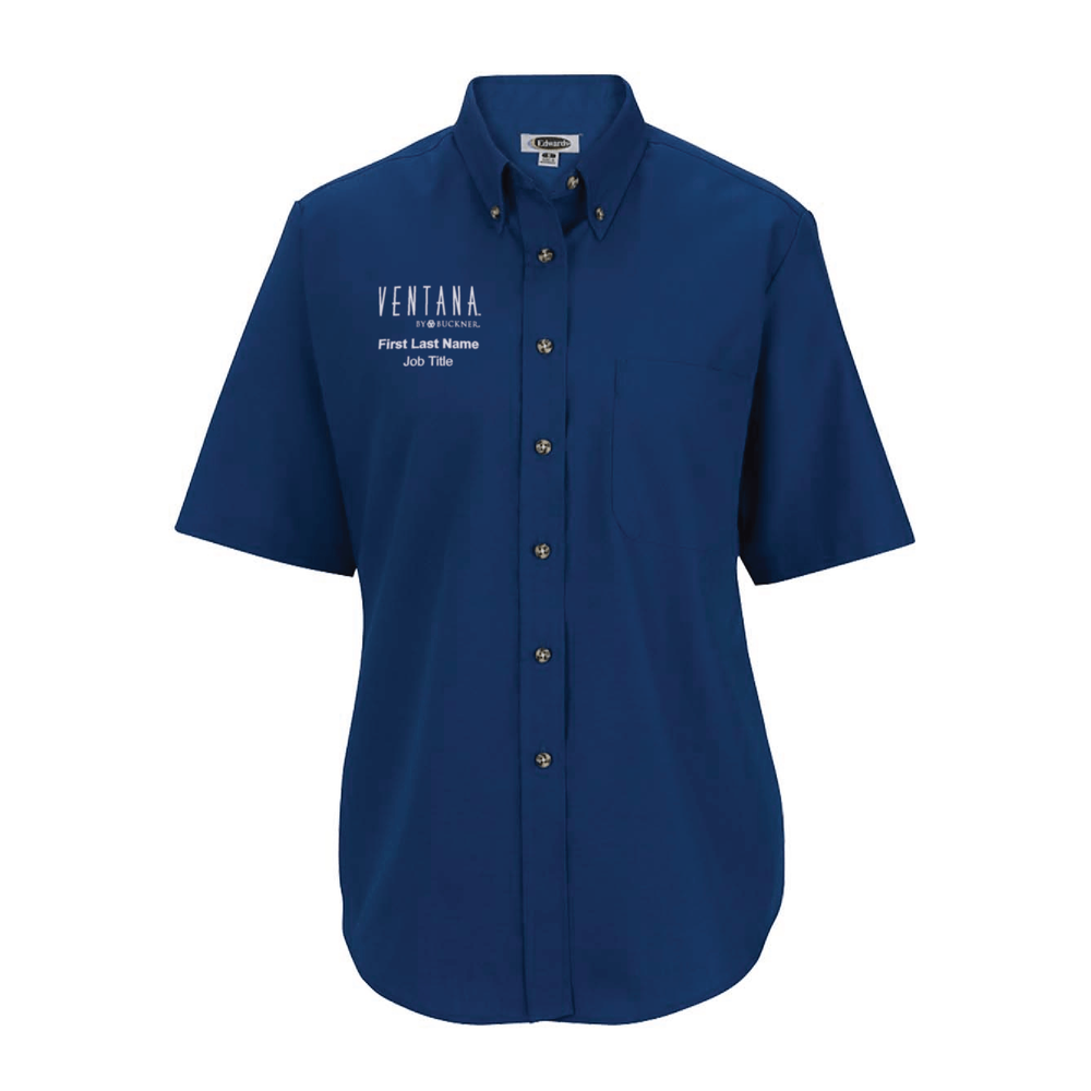 Ventana Women's Edwards Easy Care Poplin - 041 ROYAL primary image
