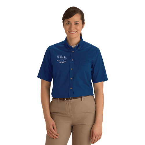Ventana Women's Edwards Easy Care Poplin - 041 ROYAL image thumbnail