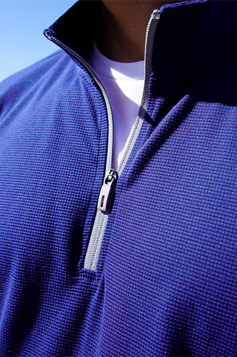Men's Grid Quarter Zip Pullover image thumbnail