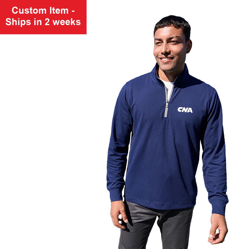 Men's Grid Quarter Zip Pullover primary image