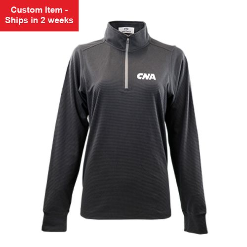 Women's Grid Quarter Zip Pullover image thumbnail