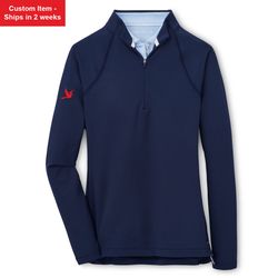 Image of Peter Millar Women's Raglan Sleeve Perth Layer Quarter-Zip