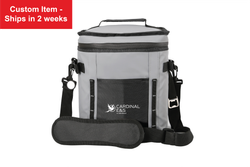 Image of 12 Can Glacier Peak Cooler - Cardinal E&S Logo