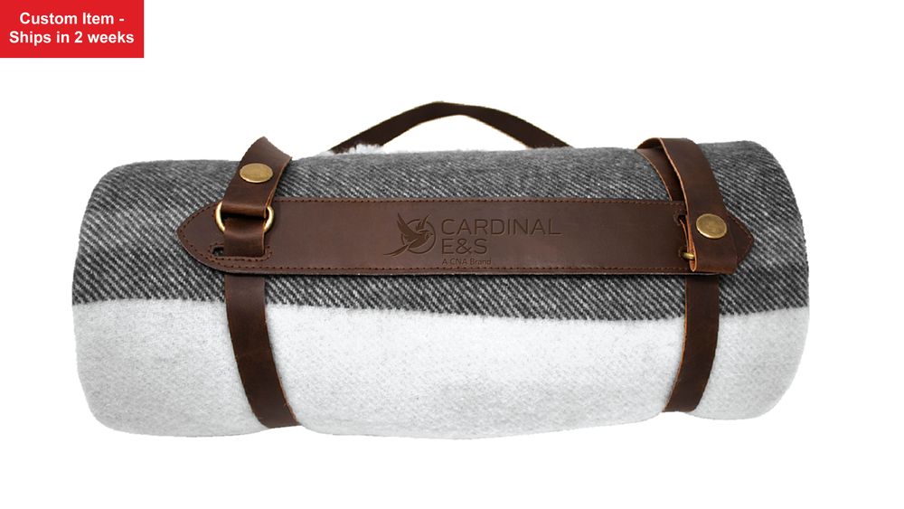 Elliston Blanket - Cardinal E&S Logo primary image