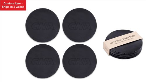 Leather Coaster (Set of 4) - CNA Logo image thumbnail