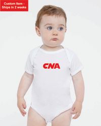 Image of Infant Fine Jersey Bodysuit - CNA Logo