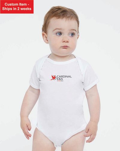 Infant Fine Jersey Bodysuit (Cardinal E&S® Logo) image thumbnail