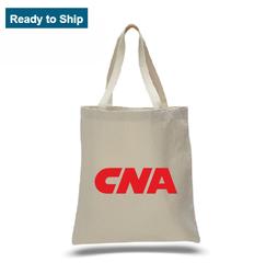 Image of 12 Oz. Cotton Canvas Tote Bag - 10 pack