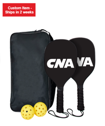 Image of Pickleball Set with Single-Sided Paddles