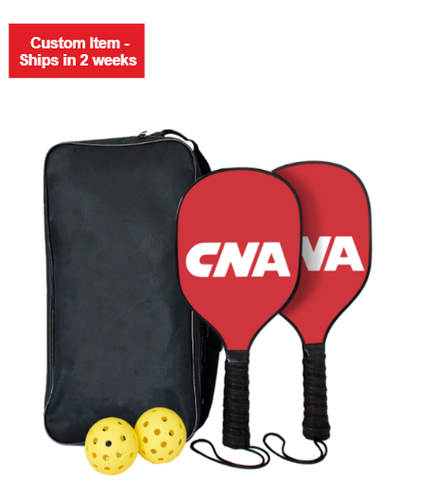 Pickleball Set with Single-Sided Paddles image thumbnail