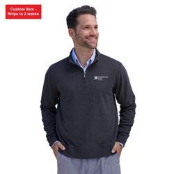 Image of Luxe 1/4 Zip Pullover (Cardinal E&S® Logo)