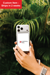 Image of Aura Magnetic Power Bank (Cardinal E&S® Logo)