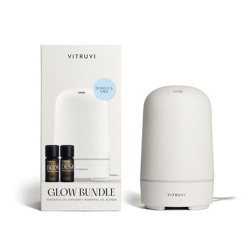 Vitruvi Glow Diffuser and Essential Oils Bundle Se image thumbnail