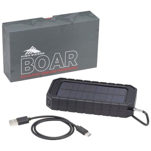 High Sierra® IPX 5 Solar Fast Wireless Power Bank image thumbnail