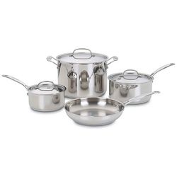 Image of Cuisinart 7-Pc Chef'S Classic SS Cookware Set