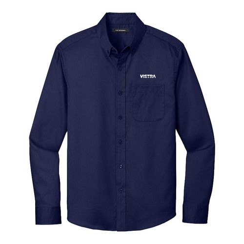 Port Authority Long Sleeve SuperPro React Twill Shirt image thumbnail