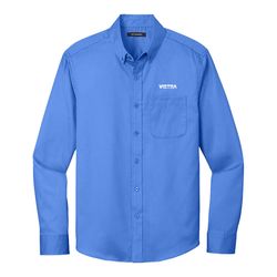 Image of Port Authority Long Sleeve SuperPro React Twill Shirt