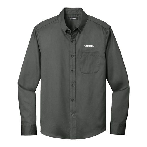 Port Authority Long Sleeve SuperPro React Twill Shirt image thumbnail