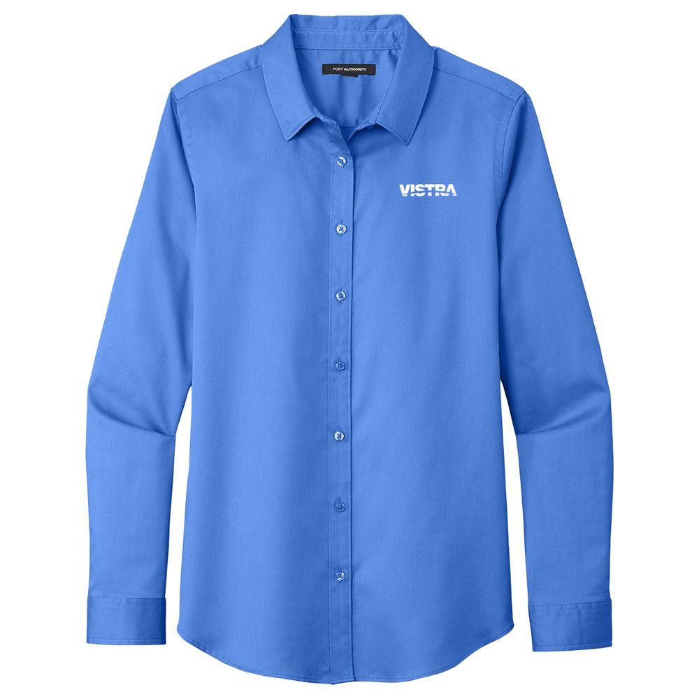 Port Authority Women's Long Sleeve SuperPro React Twill Shirt primary image