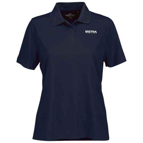 Women's Vansport Omega Solid Mesh Tech Polo image thumbnail