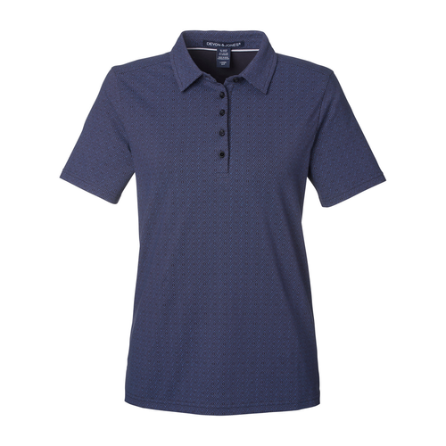 Devon Jones Women's Patterned Polo  image thumbnail