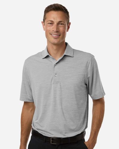 Paragon Striped Heather Performance Polo - Mens image thumbnail