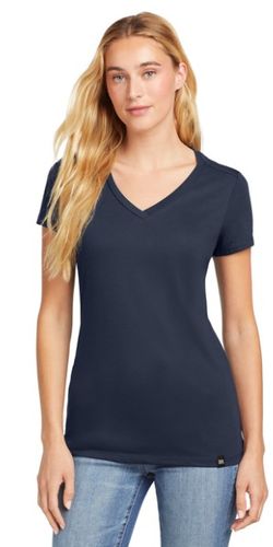 New Era Ladies Heritage Blend V-Neck Tee LNEA101 image thumbnail