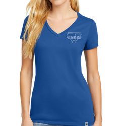 Image of New Era Ladies Heritage Blend V-Neck Tee LNEA101