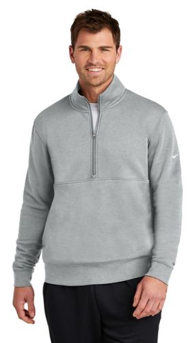 Nike Club Fleece Sleeve Swoosh 1/2-Zip NKDX6718 image thumbnail