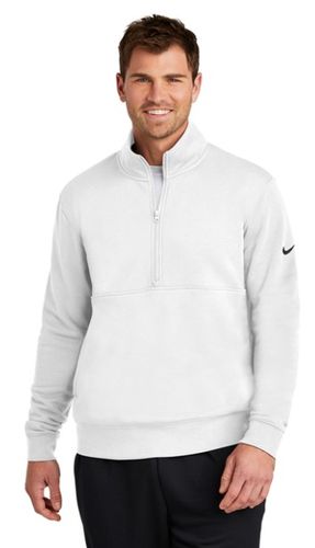 Nike Club Fleece Sleeve Swoosh 1/2-Zip NKDX6718 image thumbnail