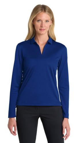 Nike Ladies Dri-FIT Micro Pique 2.0 Long Sleeve Polo NKDC2105  image thumbnail