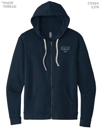 Next Level Apparel® Unisex Santa Cruz Zip Hoodie NL9602 image thumbnail