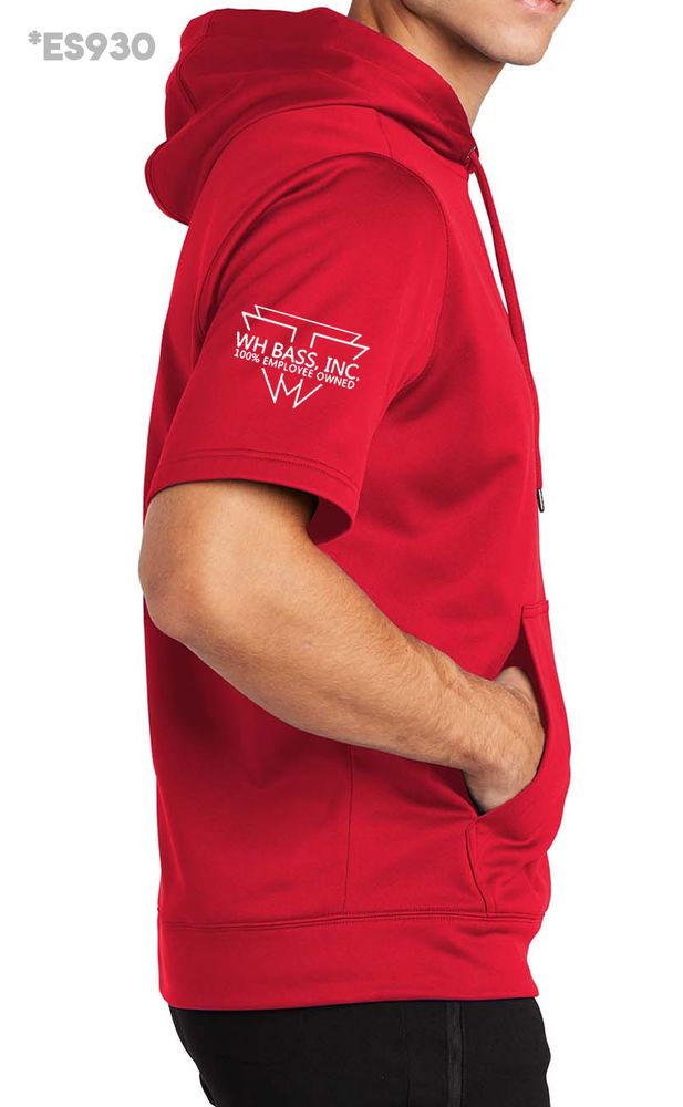 Sport-Wick ® Fleece Short Sleeve Hooded Pullover ST251 primary image