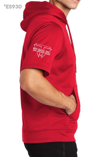 Sport-Wick ® Fleece Short Sleeve Hooded Pullover ST251 image thumbnail