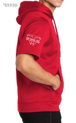 Image of Sport-Wick ® Fleece Short Sleeve Hooded Pullover ST251
