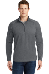 Image of Sport-Tek® Sport-Wick® Stretch 1/2-Zip Pullover 