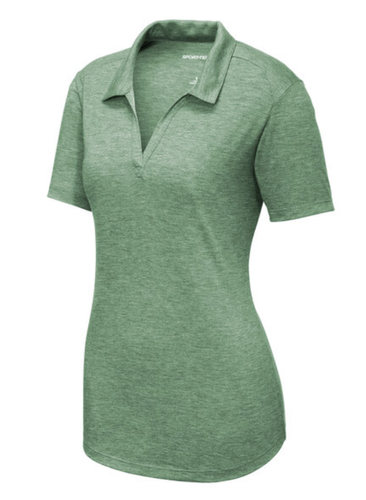 Women's PosiCharge Tri-Blend Wicking Polo image thumbnail