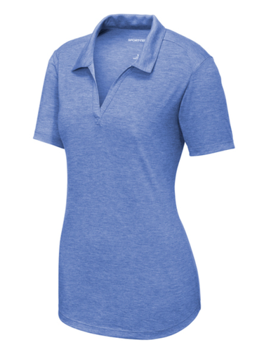 Women's PosiCharge Tri-Blend Wicking Polo image thumbnail