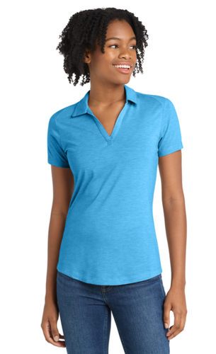 Women's PosiCharge Tri-Blend Wicking Polo image thumbnail