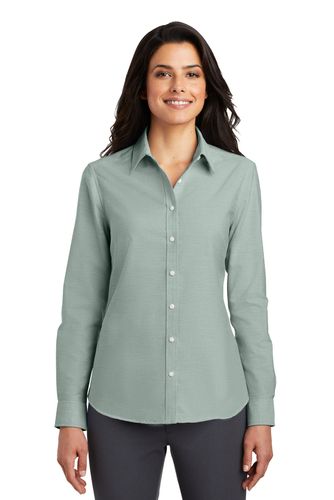 Port Authority Ladies SuperPro Oxford Shirt image thumbnail