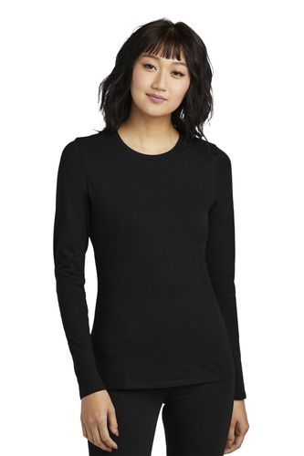 District Women's Perfect Blend CVC Long Sleeve Tee image thumbnail