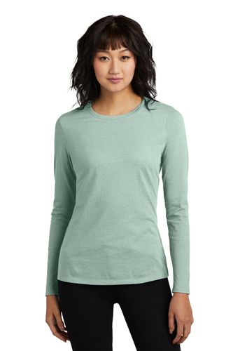 District Women's Perfect Blend CVC Long Sleeve Tee image thumbnail