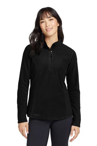 Eddie Bauer Ladies 1/2-Zip Microfleece Jacket image thumbnail