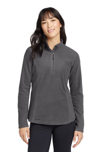 Eddie Bauer Ladies 1/2-Zip Microfleece Jacket image thumbnail