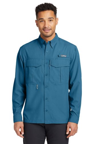 Eddie Bauer Long Sleeve Performance Fishing Shirt image thumbnail