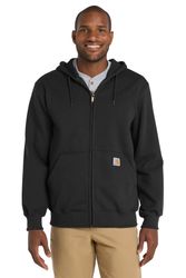 Image of Carhartt Rain Defender Paxton Heavyweight Hooded Zip-Front Sweatshirt