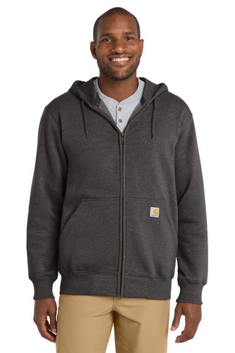 Carhartt Rain Defender Paxton Heavyweight Hooded Zip-Front Sweatshirt image thumbnail